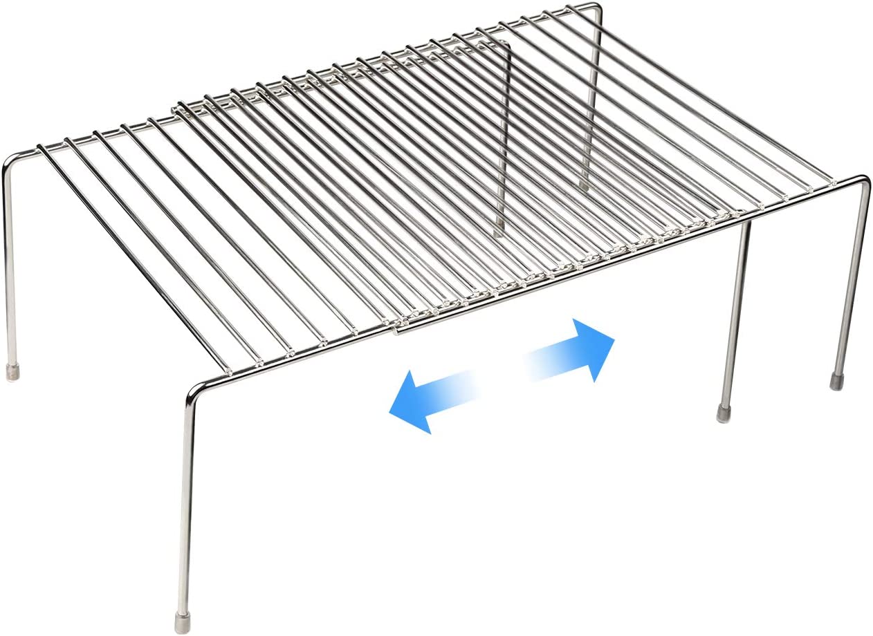 Stainless Steel Expandable Kitchen Storage Organizer Spice Rack Cabinet Organize