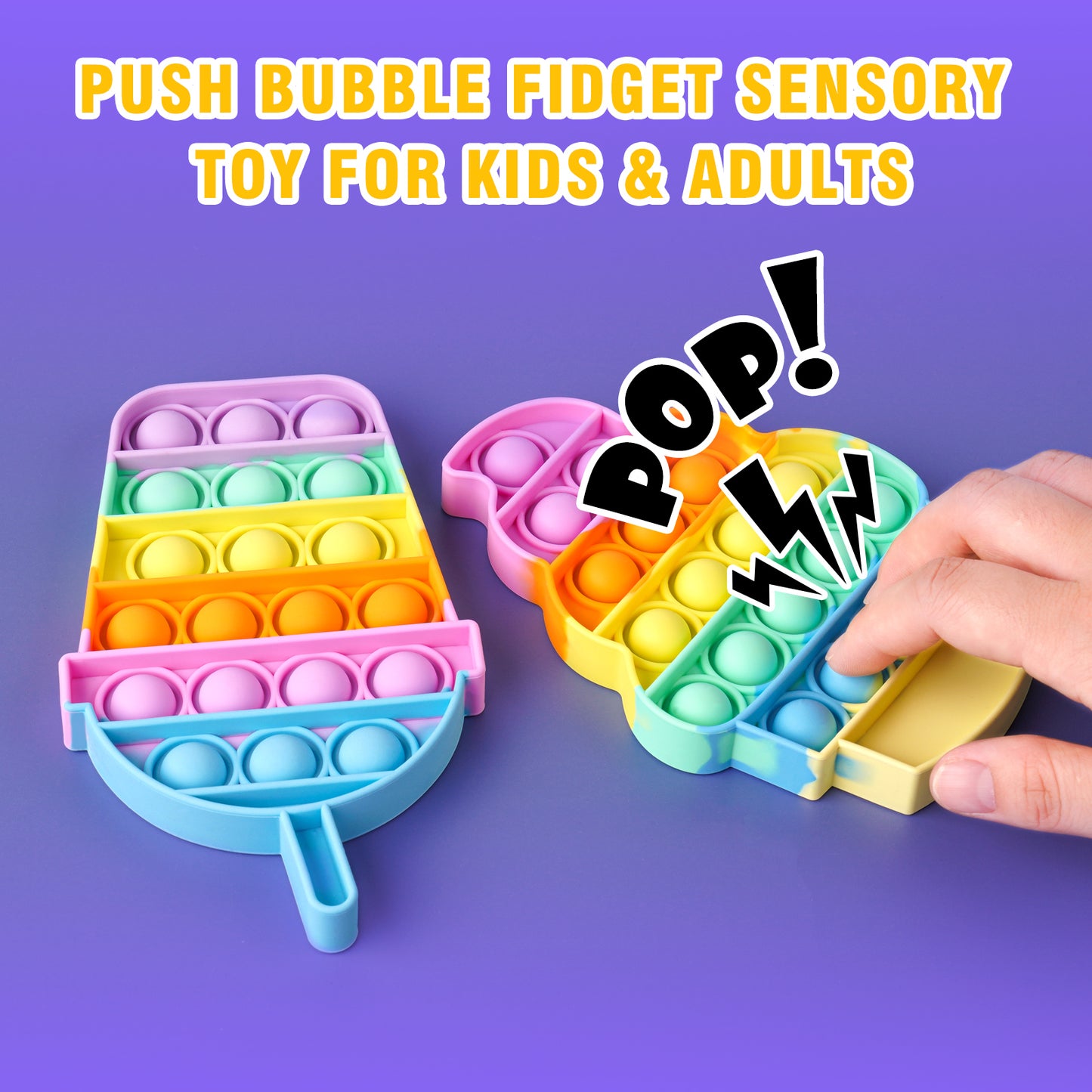 Push Pop Bubble Fidget Sensory Toy for Special Needs Fidget Pack Stress Reduce
