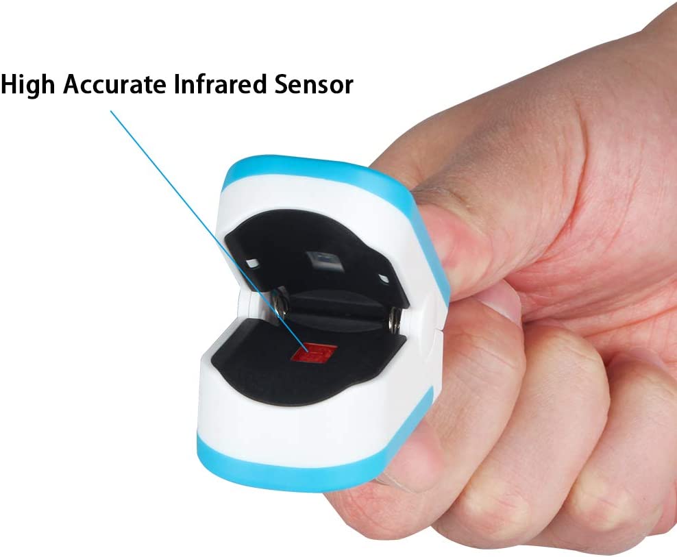 Fingertip Pulse Oximeter Blood Oxygen Saturation Monitor Carrying Case Lanyard