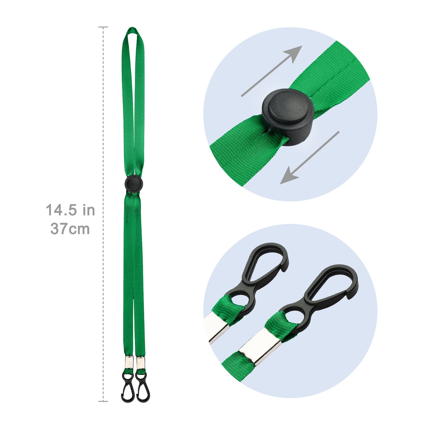 Lanyard Strap 6PCS Assorted Colors Adult & Kid Multipurpose Adjustable Length P