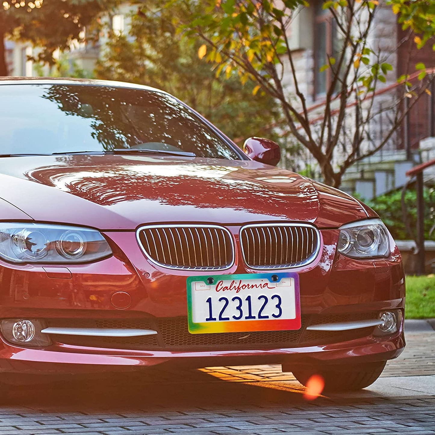 NiArt Car License Plate Frame Resin Casting Mold + Screw Accessories + Glitters