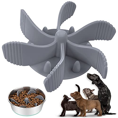 Slow Feeder Dog Bowl Insert Spiral Suction Cup Ideal for Small Medium Large Dogs