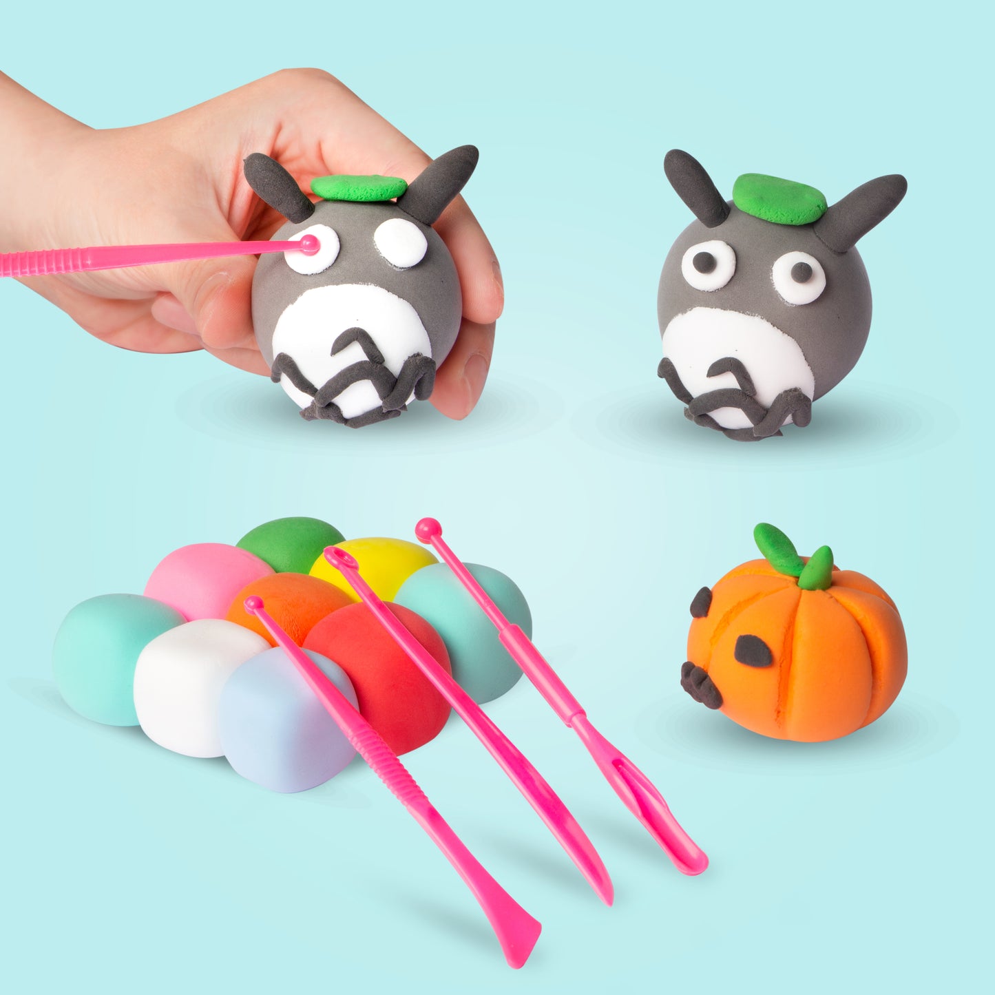 Air Dry Polymer Clay Soft 33 Colors Ultra Light Foam Clay Non-Toxic for Children