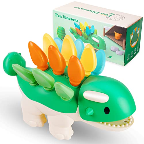 Dinosaur Toy for Kids 3+, Fun Montessori Spike Dino Sensory Toy Learning