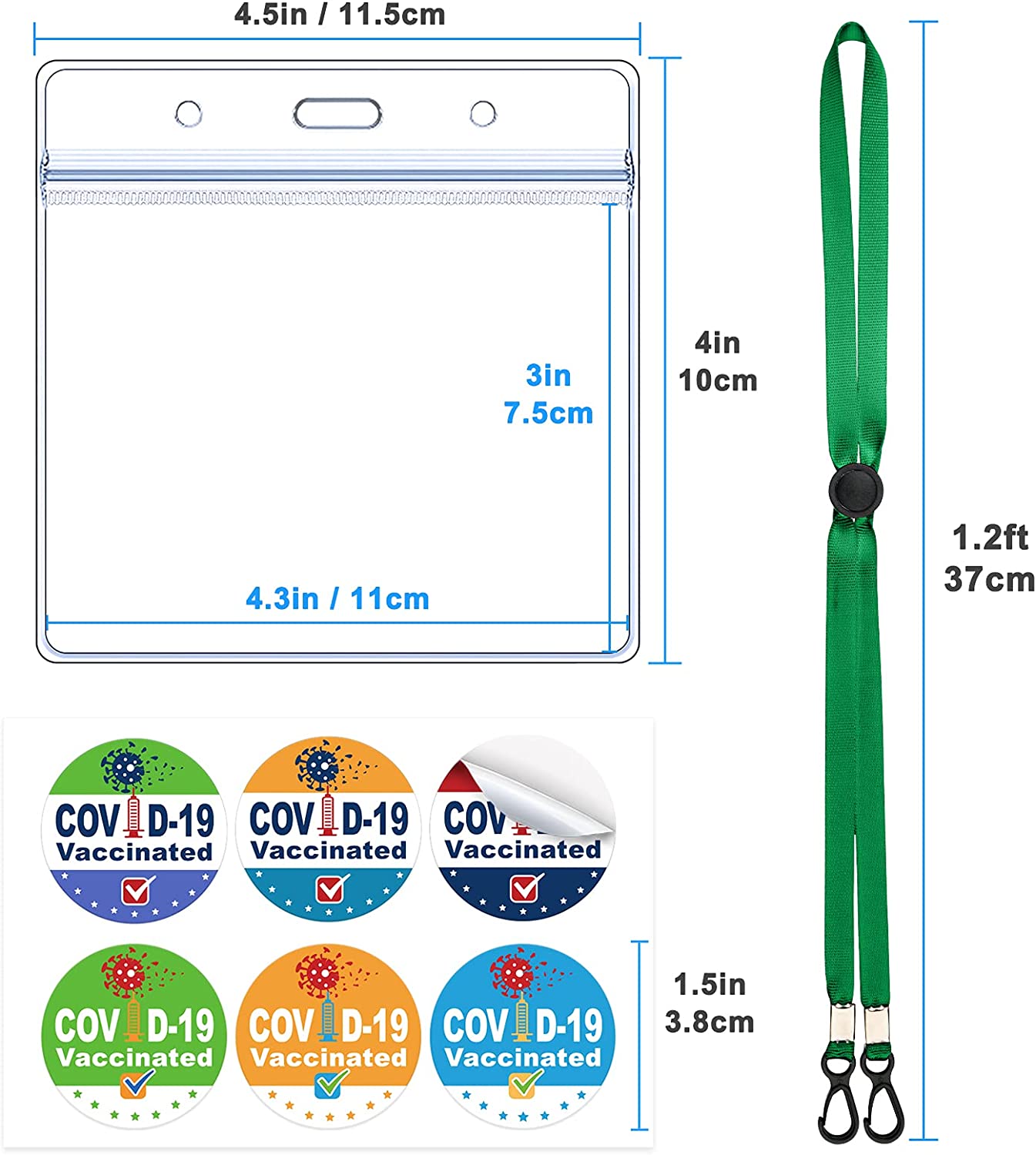 Record Protector Kit 6PCS CDC Card Cover Holder 4X3