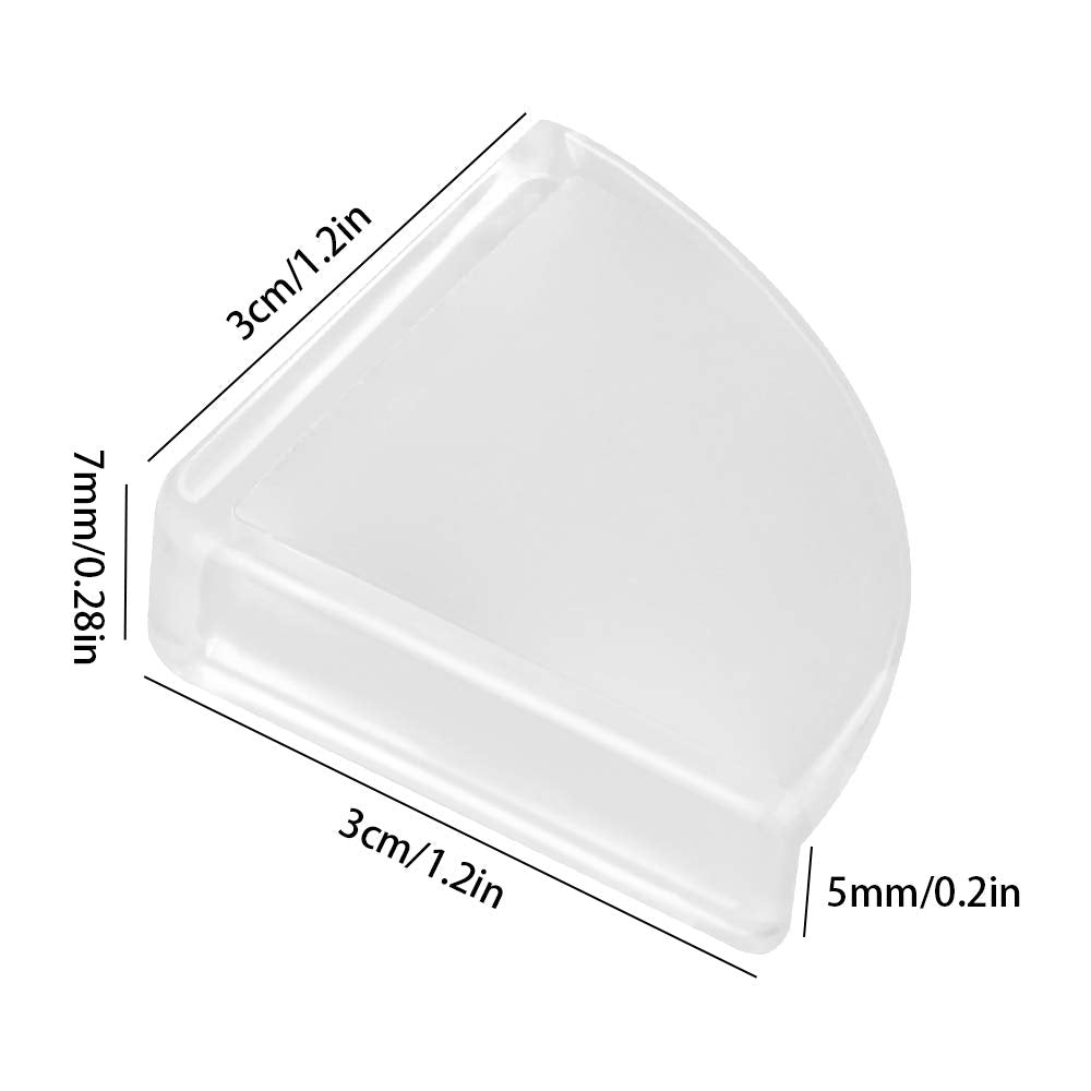 36PCS Clear Slim Edge Bumpers Corner Protector Guards Corner Cushion Baby Safety