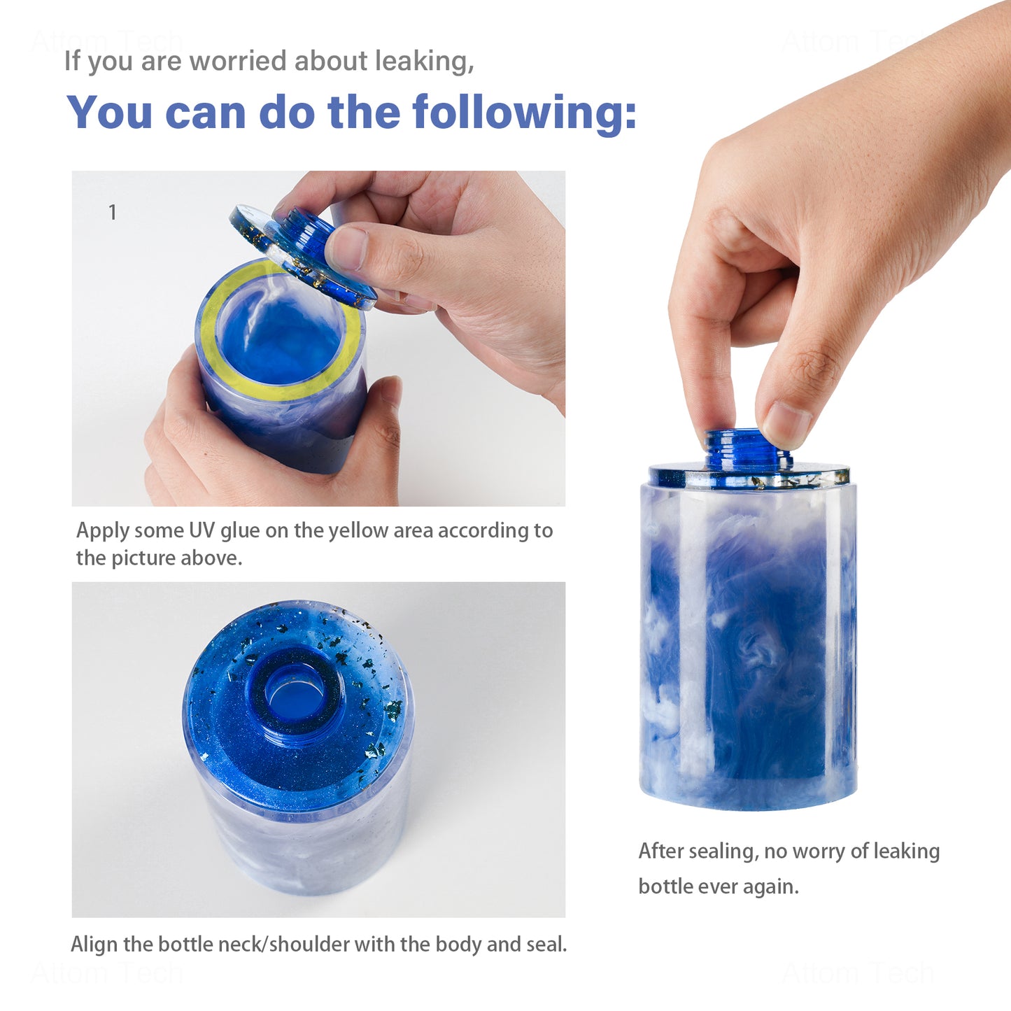 DIY Round Pump Dispenser Bottle Epoxy Resin Casting Silicone Mold Kit, 5fl.oz.