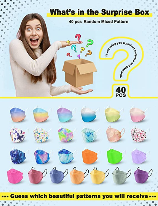 Disposable Adults 40PCS Box 3D Stereoscopic Breathable
