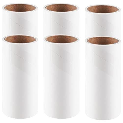 Refillable Travel Lint Roller 60 Sheets with Cover, Sleek Design Extra Sticky