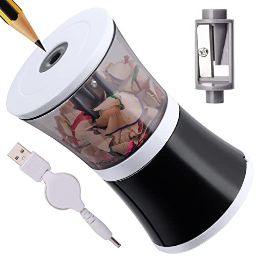 Electric Pencil Sharpener USB & Battery-Operated Pencil Sharpener 6-8mm Pencils