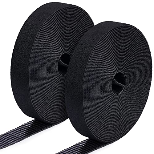 Easy Tear Self-Adhesive Nylon Cable Ties, 2 Rolls 0.59?”x16.4 FT Reusable Wire