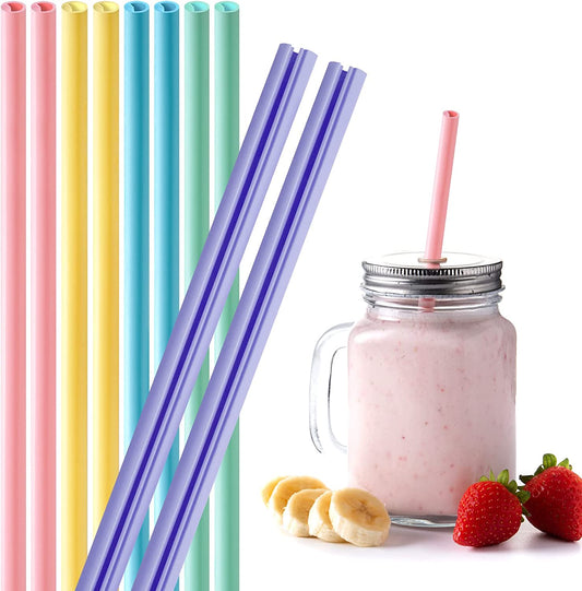 Reusable Silicone Straw 10PCS Openable Design Easy Clean Food Grade Snap Straw