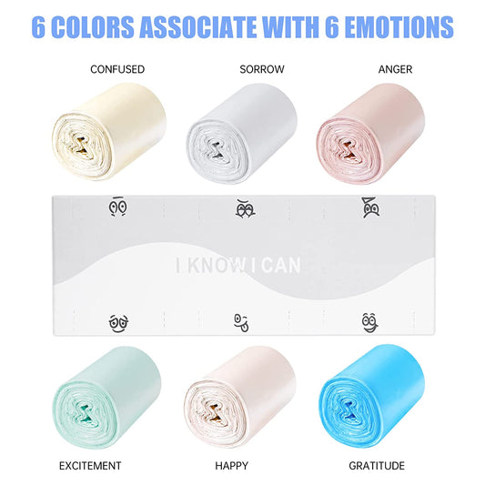 Small Disposable Trash Bags 6 Rolls/180PCS for Ninja Mini Desktop Trash Can