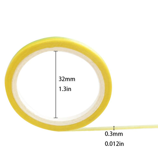 [60 Rolls] Random Assorted Colors 0.3 cm/0.12 inch Wide Colorful Washi Tapes