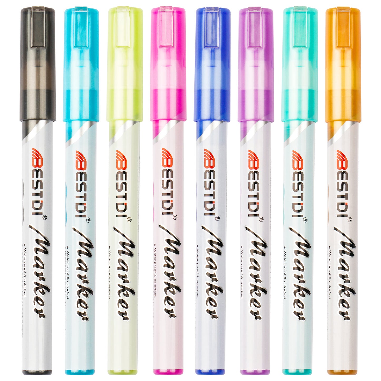 Super Squiggles Self-outline Marker Pens,Outline Metallic Pen Double Line Marker