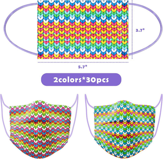 Kids 60 Disposable Fashion Individually Sealed Covering Knitted Sweater Patterns