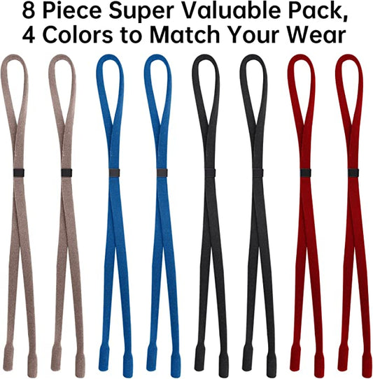 Adjustable Eyeglasses Sunglasses Holder Strap Cord 8PCS Sports Eyeglass Retainer