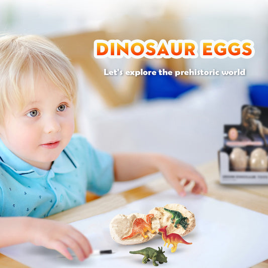 Dinosaur Eggs Dino Kit 12PCS Break Open Easter Egg Toy Large Dinosaur Filled Egg