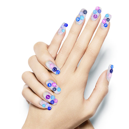 Nail Art Handcrafted 3D Charm 12 Zodiac Signs Soft Polymer Clay Slices, for Epox