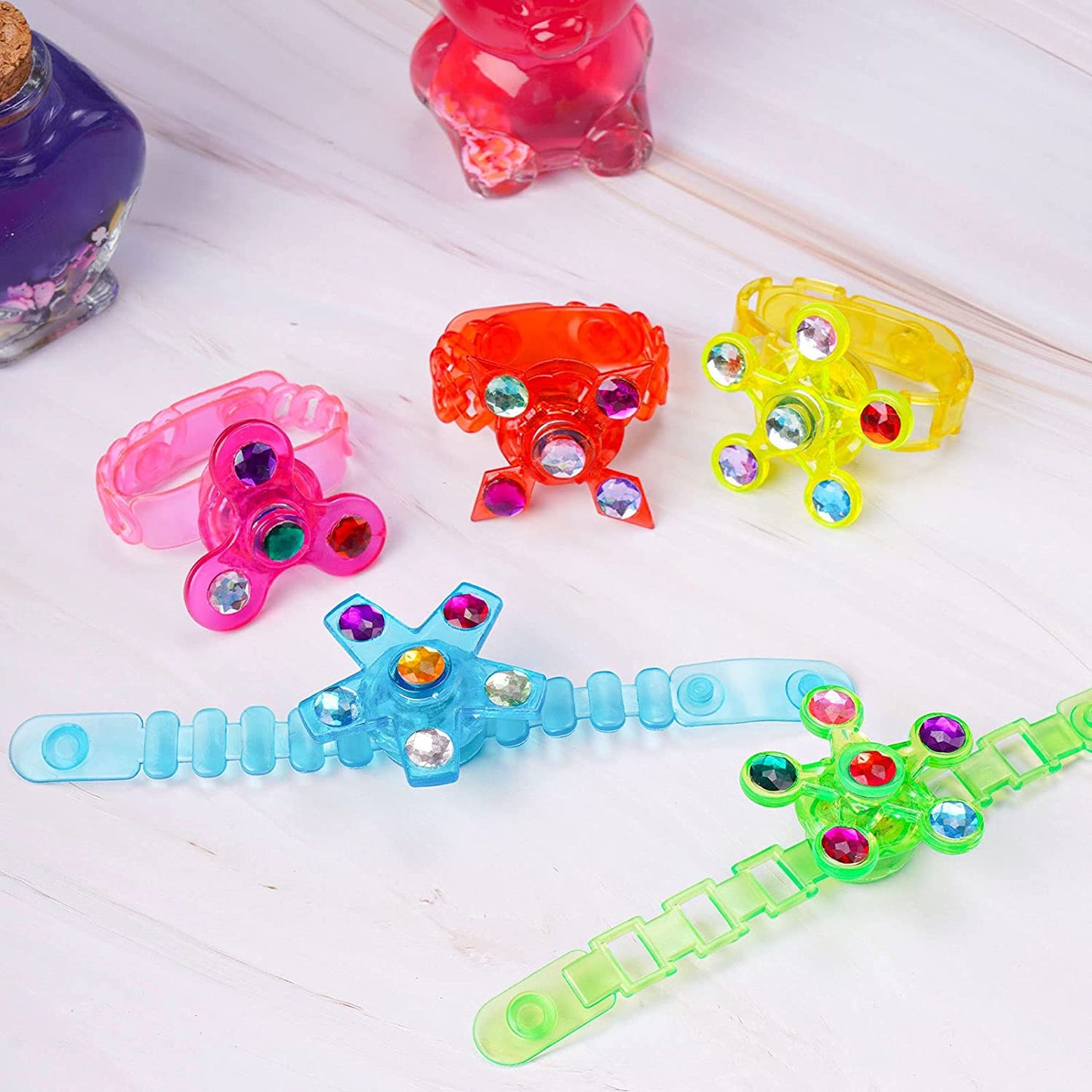 14PCS Light Up Bracelets Party Favors for Kids Glow In The Dark LED Wristband