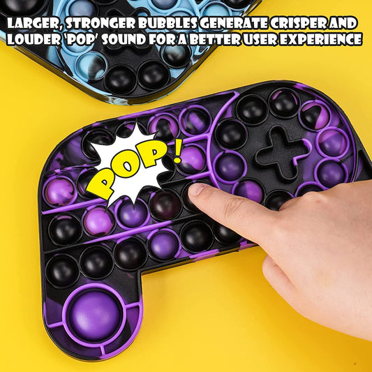 Large Bubble Game Controllers 2PCS Silicone Push Pop Fidget Sensory Toy Consoles