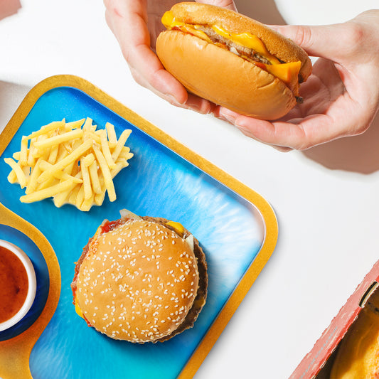 Square Serving Tray Epoxy Resin Silicone Mold Kit, 9.7?”x9.7?” Wine Afternoon