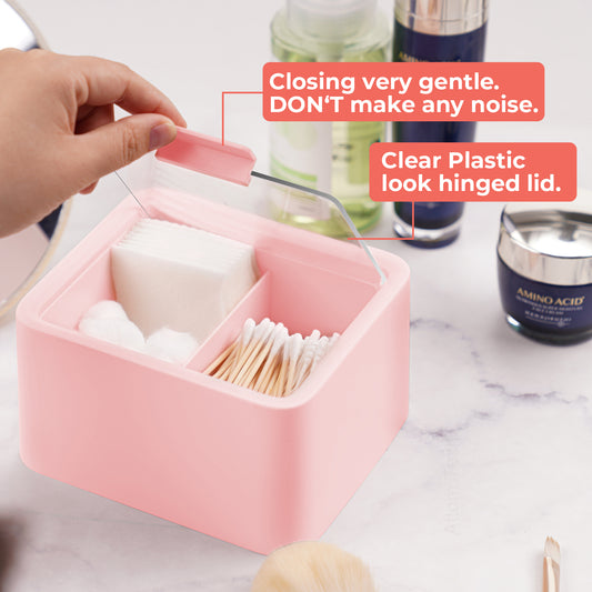 Vanity Makeup Organizer Plastic Bathroom Countertop Storage Cosmetic Box with