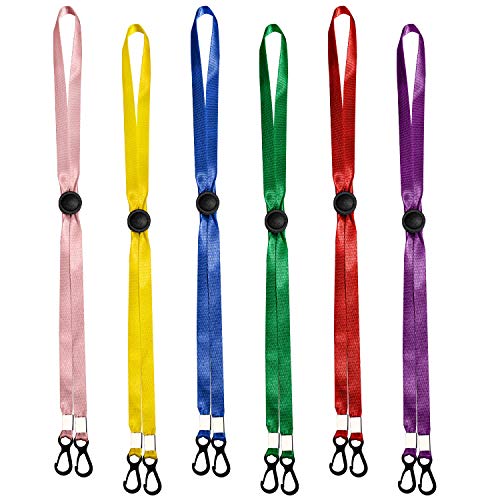 Lanyard Strap 6PCS Assorted Colors Adult & Kid Multipurpose Adjustable Length P