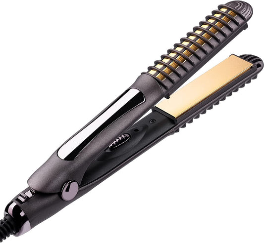2-In-1 Hair Straightener Curler Professional Multi-Styler Flat Iron All Styles