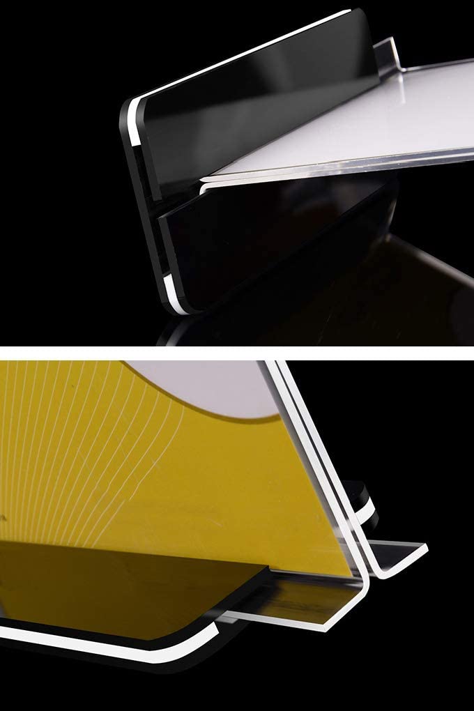 [5 Pack] 8.5 x 11 inch Office Table Sign Display Holder T-Shape