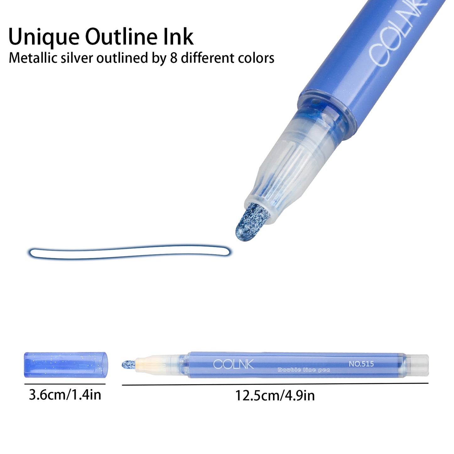 Super Squiggles Self-outline Markers Dream Color Double Line Marker Out-line Pen