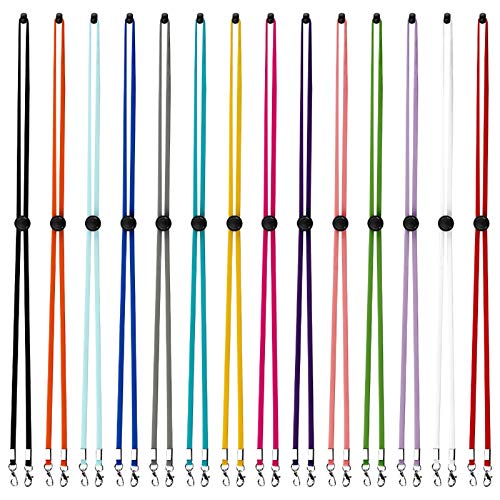 14 Colors Adjustable Length Protective Elastic Holder Lanyard Strap Hanger Pack