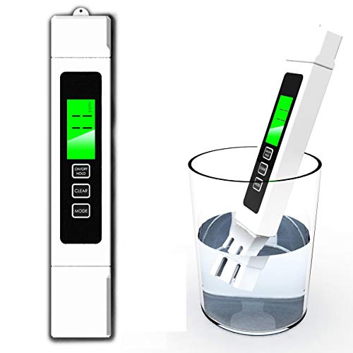 Water Quality Tester Kit, 3-in-1 TDS Meter, EC,Temperature Meter with LCD Back