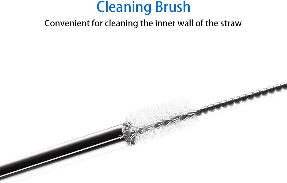 [30 PCS] Value Pack Reusable Stainless Steel Straws Combinations Home Metal Stra