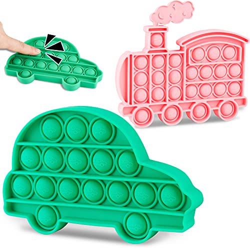 Fidget Pack 2-Pack Push Pop Bubble Fidget Sensory Toy, Fidget Toys for ...
