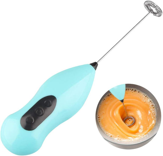 Whisk Foam Maker Handheld Drink Mixer High Power Mini Steam-Free Stainless Steel