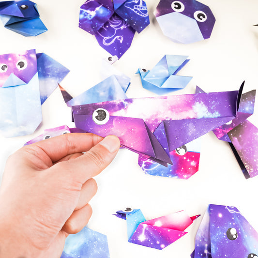 Origami Pager Kit 150 Sheets Double-Sided, 18 Beautiful Designs 36 Constellati