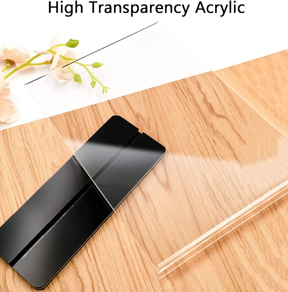 [5 Pack] 8.5 x 11 inch Office Table Sign Display Holder T-Shape