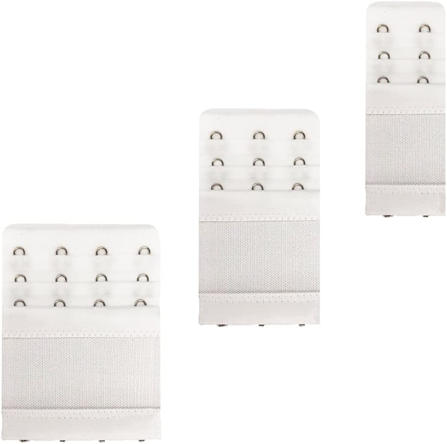 Flexible Bra Extender Strap 12-Pack 2/3/4 Hooks Adjustable Bra Strap