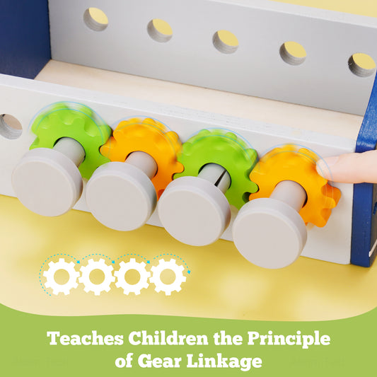 Toolbox Toy for Kids Pretend Play Kit Play Drill Tool Box Angle Ruler Toy