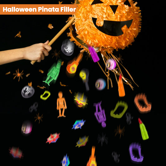 Halloween Party Toys 100PCS Assortment Super Fun Party Favors Box Trick or Treat