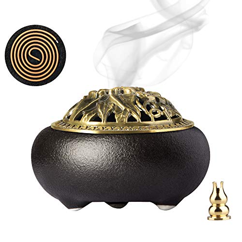Dual Use Stick Incense Burner and Cone Incense Holder Home Ceramic Incense Hol