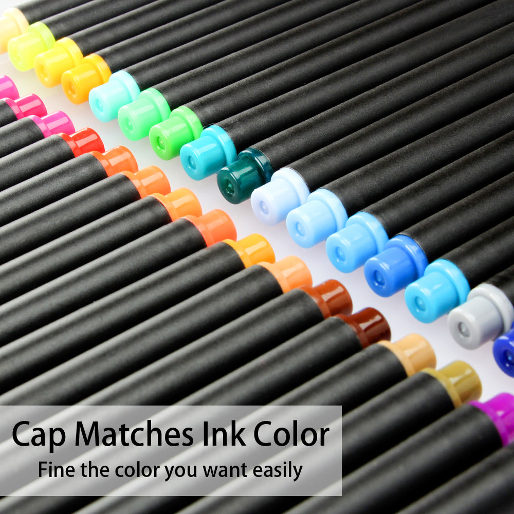 [36 Colors] 0.4 mm Micro-Pen Fineliner Pen Set Ink Pens, Fine Point Liner Pen