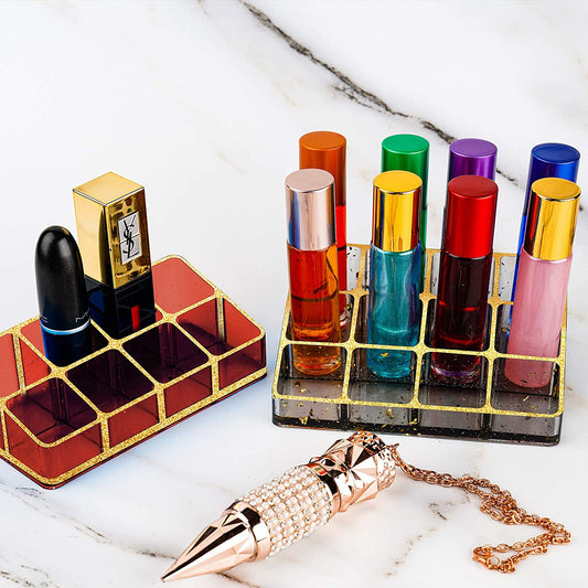 Multipurpose Jewelry Organizer Resin Casting Soft Silicone Molds + Support Stand