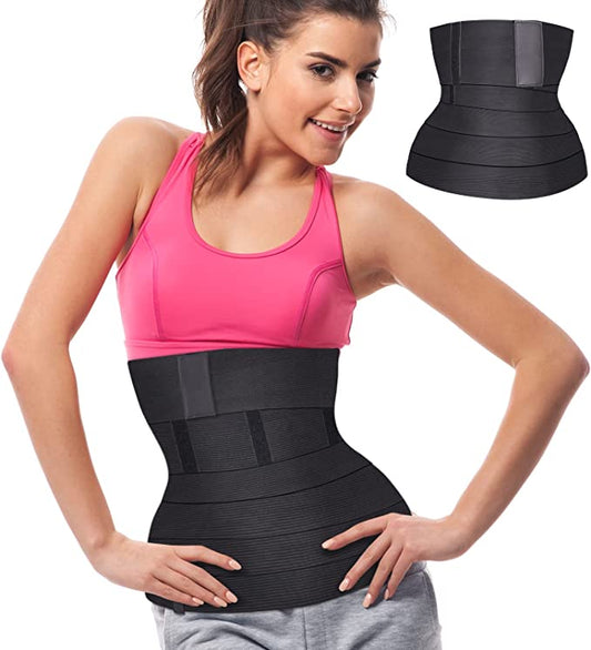 Waist Trainer Plus Size for Women 16.4ft/5m Long Adjustable Weight Loss Quick