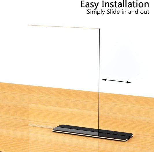 [5 Pack] 8.5 x 11 inch Office Table Sign Display Holder T-Shape