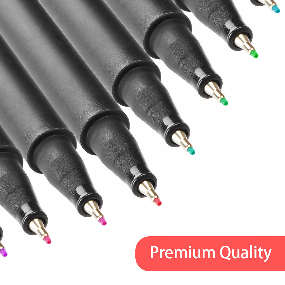[36 Colors] 0.4 mm Micro-Pen Fineliner Pen Set Ink Pens, Fine Point Liner Pen
