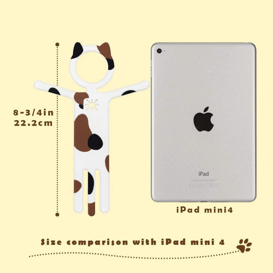 Flexible Cat Magnetic Refrigerator Hooks Set Multi-Use Fridge Door Animal Key