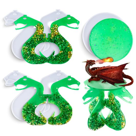 Snake Planter Display Stand DIY Epoxy Resin Casting Silicone Rack Display Molds